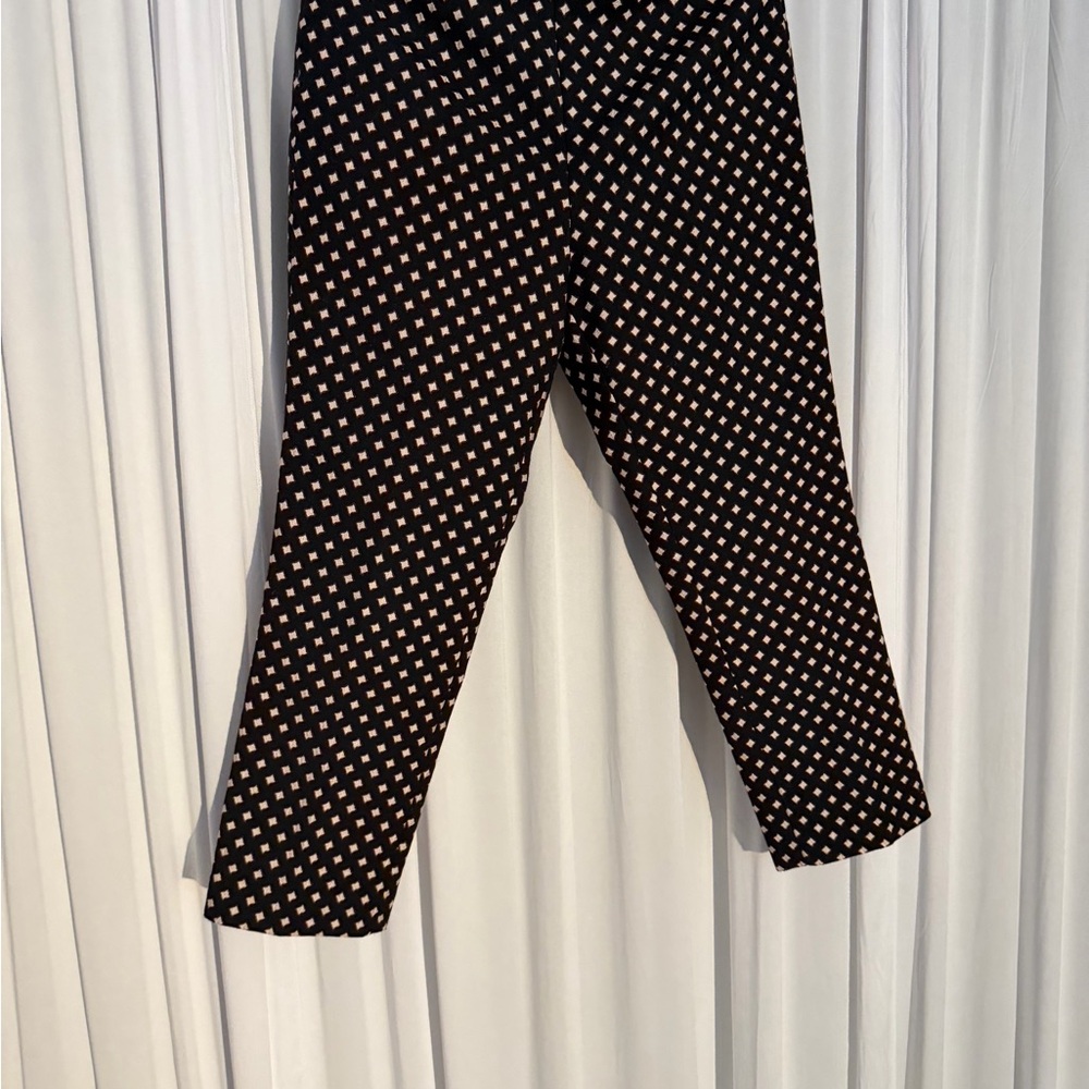 Kate Spade Black and Red Patterned Pants